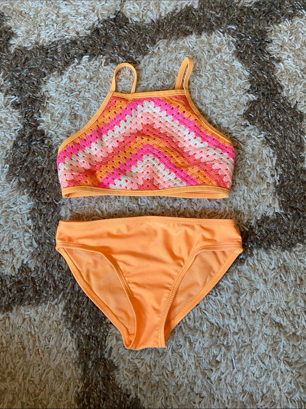 Girls crocheted swim set